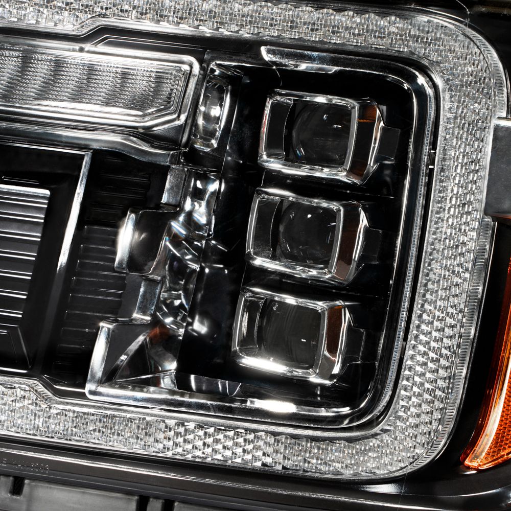 14-18 GMC Sierra 1500 and 15-19 GMC Sierra 2500/3500 LED Projector Headlights Pair Form Lighting - FL0012