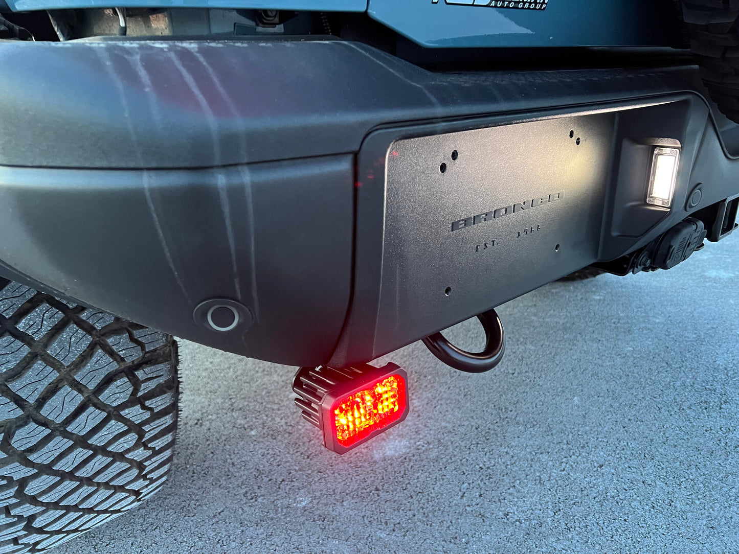 SPV Parts 2021-2025 Ford Bronco Rear Diode Dynamics SS2 Series Reverse Light Kit (No Drill) Red Backlight Rear LED