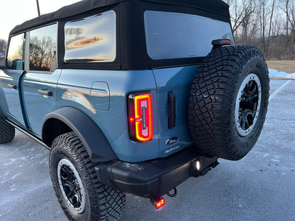 SPV Parts 2021-2025 Ford Bronco Rear Diode Dynamics SS2 Series Reverse Light Kit (No Drill) Red Backlight Rear LED