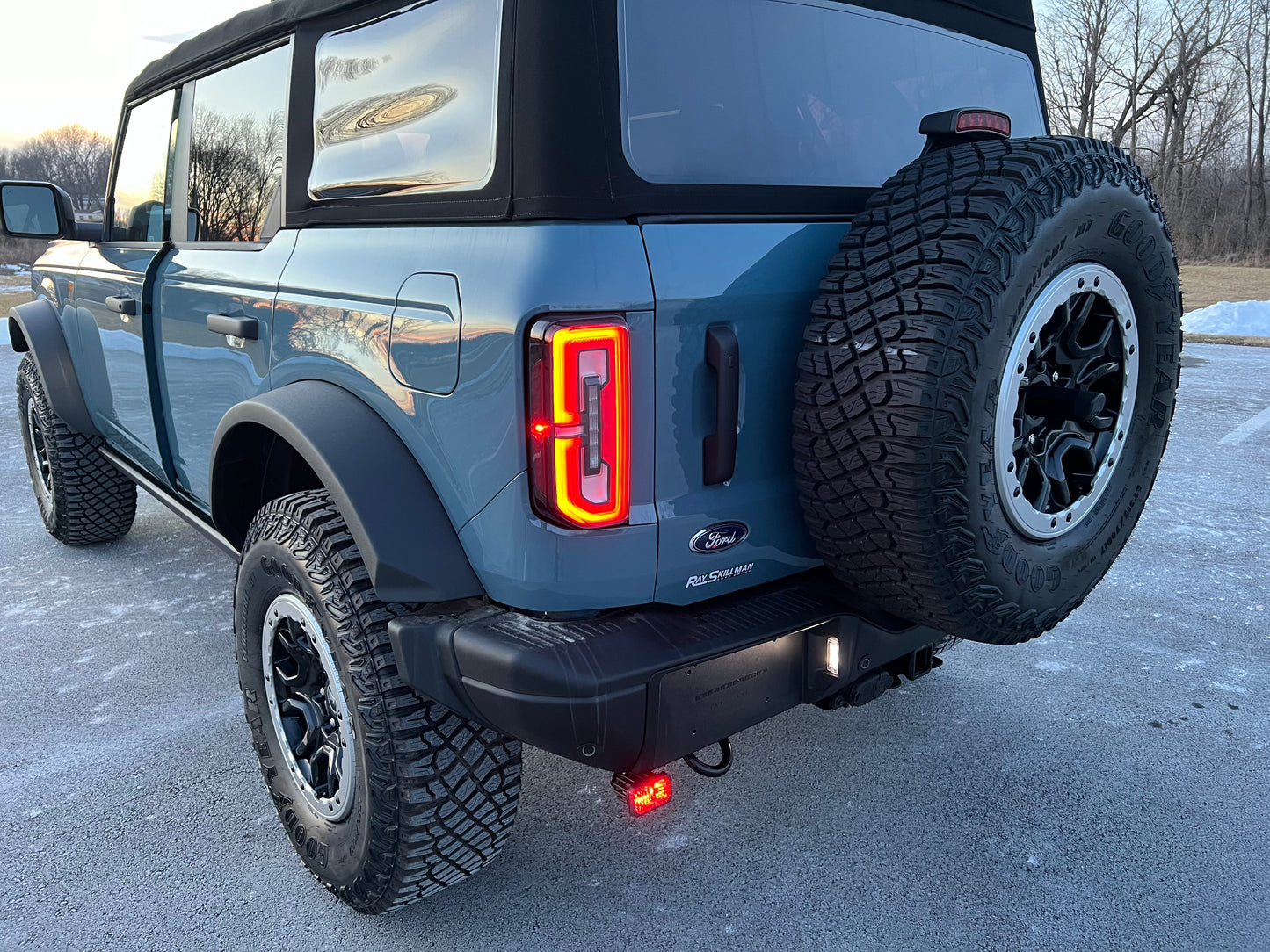SPV Parts 2021-2025 Ford Bronco Rear Diode Dynamics SS2 Series Reverse Light Kit (No Drill) Red Backlight Rear LED