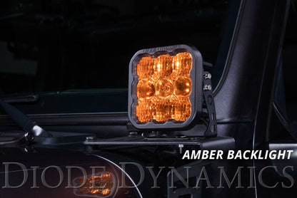 Diode Dynamics Stage Series 5" YELLOW PRO LED Pod (pair) SS5