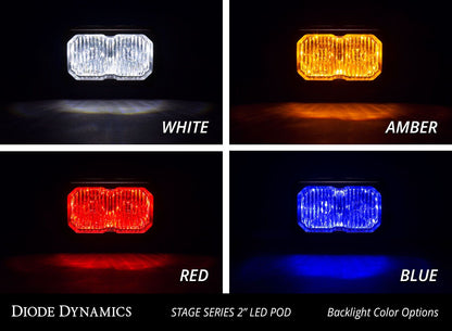 SPV Parts 2021-2026 Ford F-150 Raptor Rear Diode Dynamics SS2 Series Reverse Light Kit (No Drill) Red Backlight Rear LED