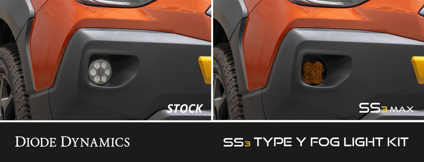 SS3 SAE Type Y Fog Light Kit - Subaru Crosstrek / Forester