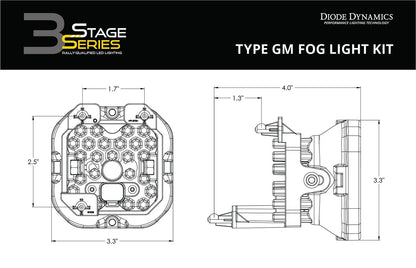 SS3 SAE Type GM/Chevy/Pontiac Fog Light Kit