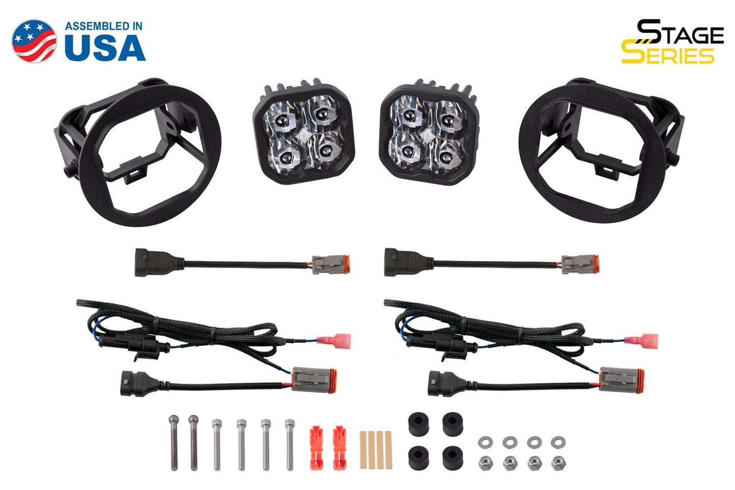 SS3 LED Fog Light Kit For 2008-2010 Dodge Viper (w/ Amber Backlights)