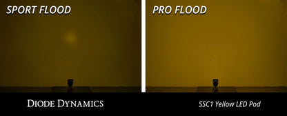 Stage Series C1 Yellow Pro Flush Mount LED Pod (one)