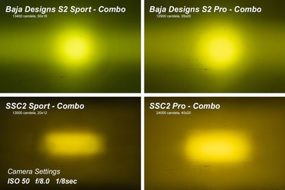 Stage Series 2" SAE Yellow Pro Flush Mount LED Pod (one)