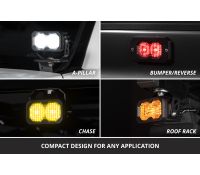 Stage Series 2" SSC2 2.0 SAE Yellow Sport / Pro / Max Standard LED Pod (one)